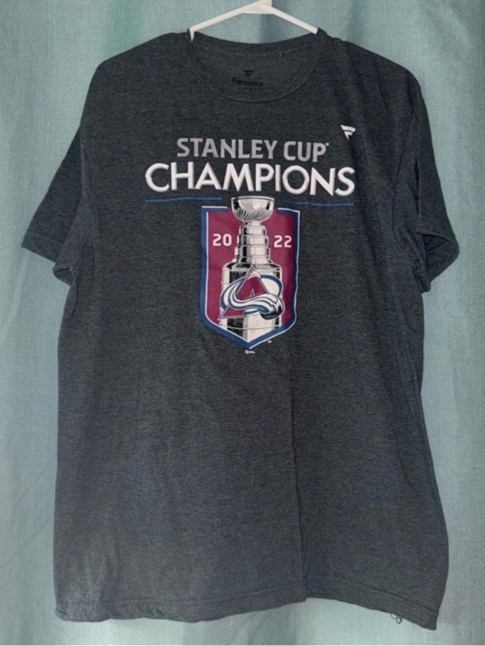 Fanatics Heather Gray Crew Neck T-Shirt